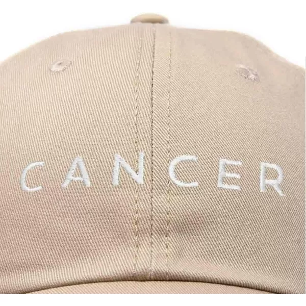 DALIX Cancer Dad Hat Embroidered Zodiac Astrology Cotton Baseball Cap