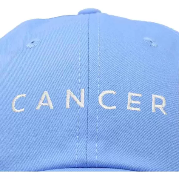 DALIX Cancer Dad Hat Embroidered Zodiac Astrology Cotton Baseball Cap