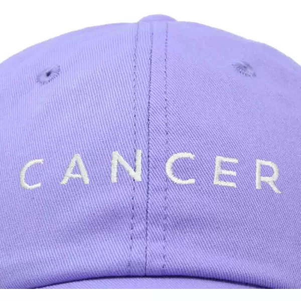 DALIX Cancer Dad Hat Embroidered Zodiac Astrology Cotton Baseball Cap