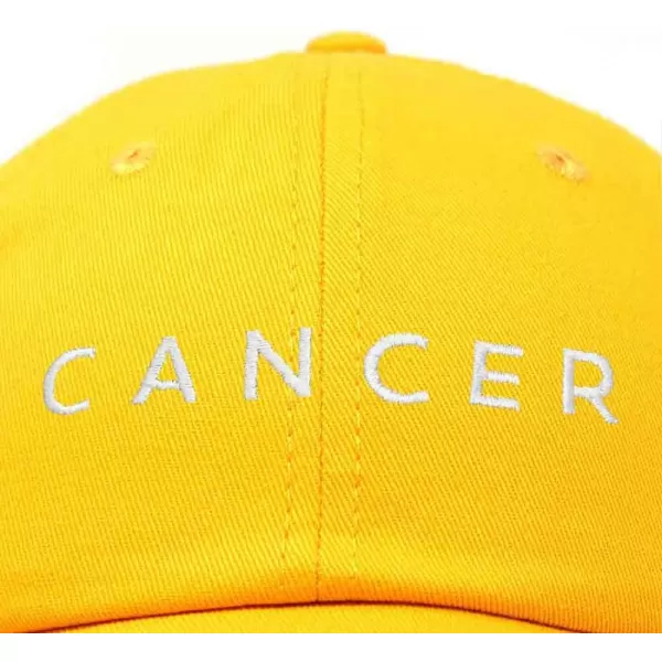 DALIX Cancer Dad Hat Embroidered Zodiac Astrology Cotton Baseball Cap