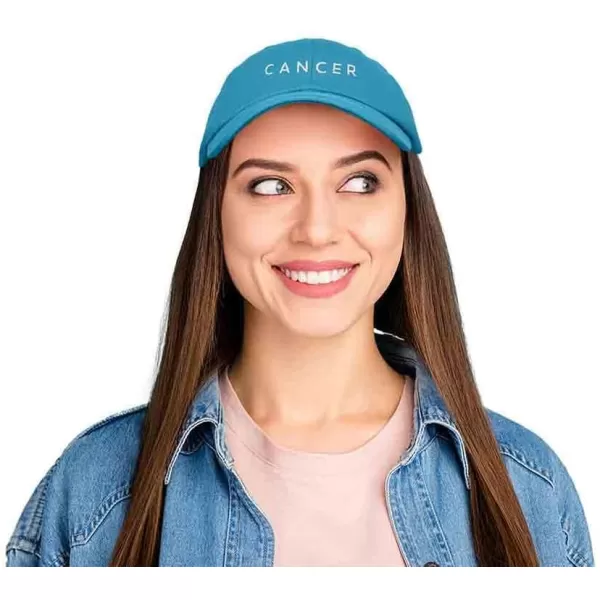 DALIX Cancer Dad Hat Embroidered Zodiac Astrology Cotton Baseball Cap