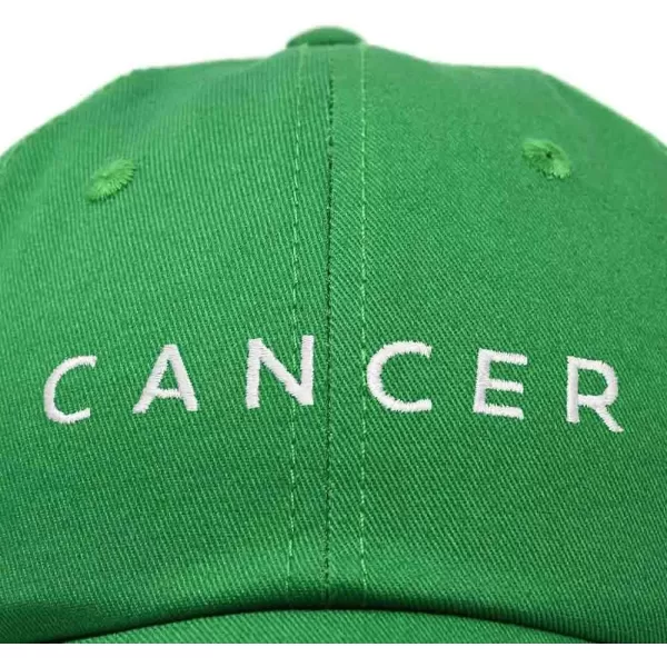 DALIX Cancer Dad Hat Embroidered Zodiac Astrology Cotton Baseball Cap