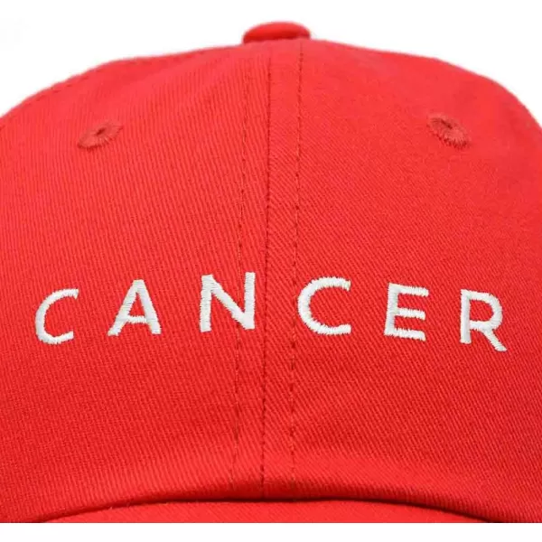 DALIX Cancer Dad Hat Embroidered Zodiac Astrology Cotton Baseball Cap