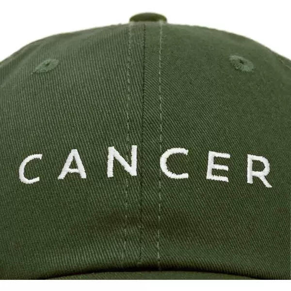 DALIX Cancer Dad Hat Embroidered Zodiac Astrology Cotton Baseball Cap
