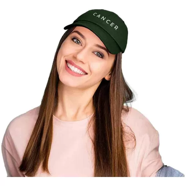 DALIX Cancer Dad Hat Embroidered Zodiac Astrology Cotton Baseball Cap