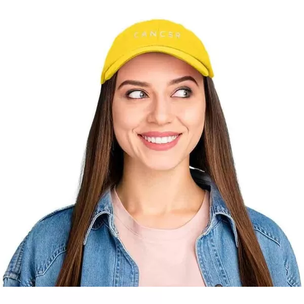 DALIX Cancer Dad Hat Embroidered Zodiac Astrology Cotton Baseball Cap