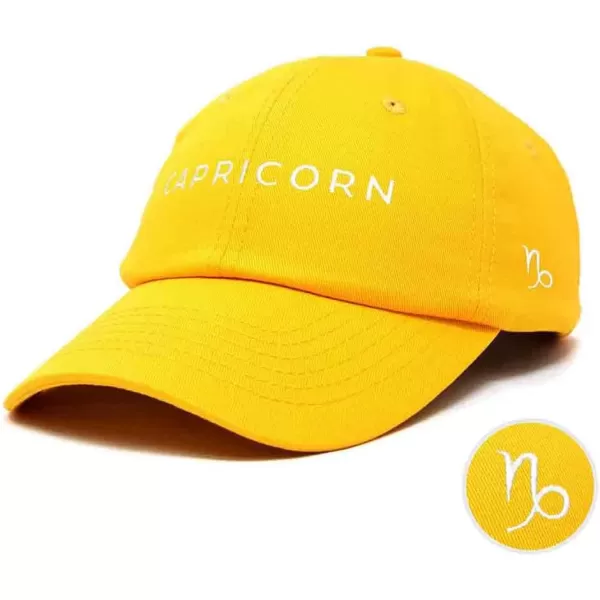 DALIX Capricorn Dad Hat Embroidered Zodiac Astrology Cotton Baseball Cap