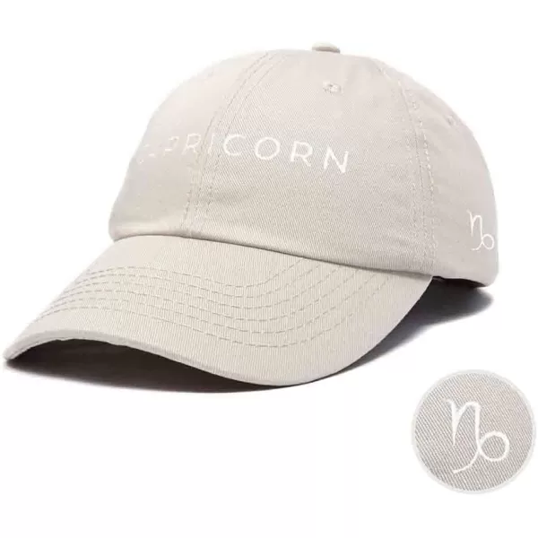 DALIX Capricorn Dad Hat Embroidered Zodiac Astrology Cotton Baseball Cap
