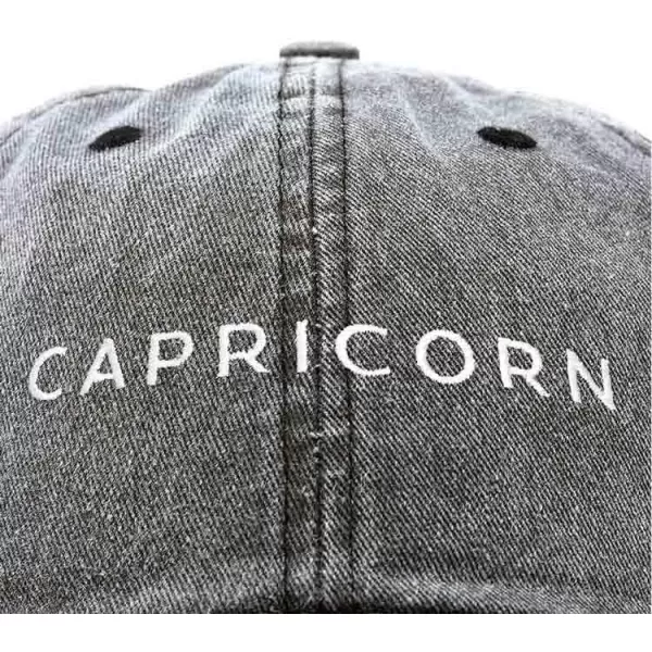 DALIX Capricorn Dad Hat Embroidered Zodiac Astrology Cotton Baseball Cap