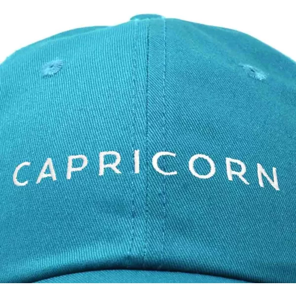 DALIX Capricorn Dad Hat Embroidered Zodiac Astrology Cotton Baseball Cap
