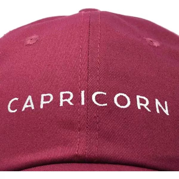 DALIX Capricorn Dad Hat Embroidered Zodiac Astrology Cotton Baseball Cap