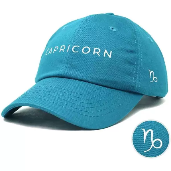 DALIX Capricorn Dad Hat Embroidered Zodiac Astrology Cotton Baseball Cap