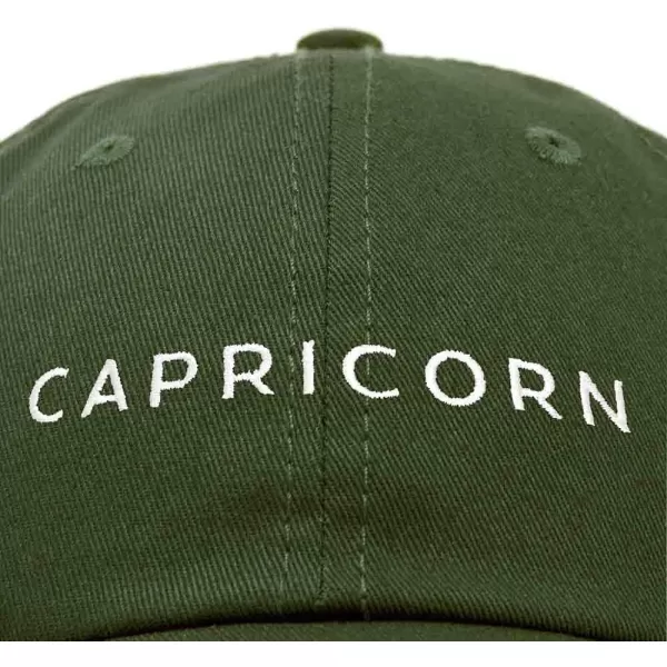 DALIX Capricorn Dad Hat Embroidered Zodiac Astrology Cotton Baseball Cap