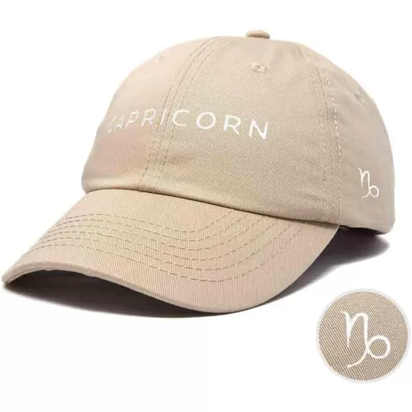 DALIX Capricorn Dad Hat Embroidered Zodiac Astrology Cotton Baseball Cap