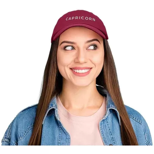 DALIX Capricorn Dad Hat Embroidered Zodiac Astrology Cotton Baseball Cap