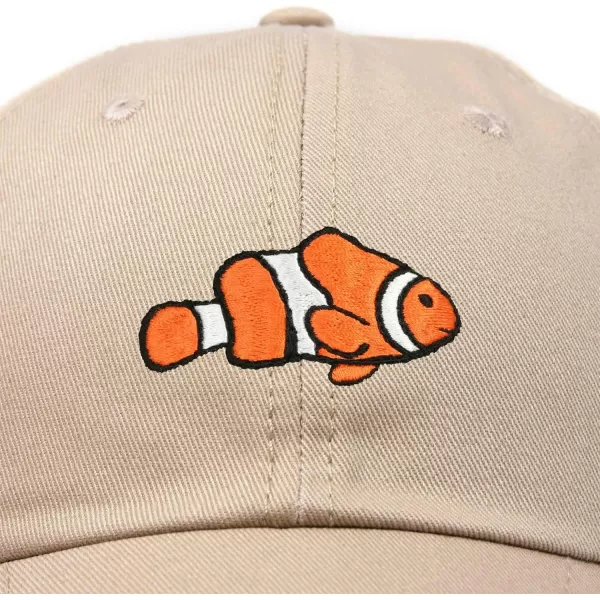 DALIX Clownfish Baseball Cap Tropical Dad Hat for Men Women's Hats