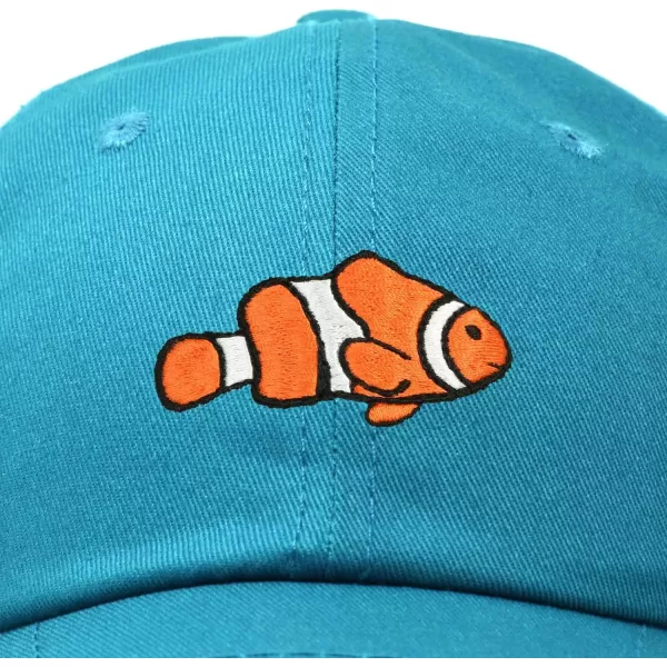 DALIX Clownfish Baseball Cap Tropical Dad Hat for Men Women's Hats