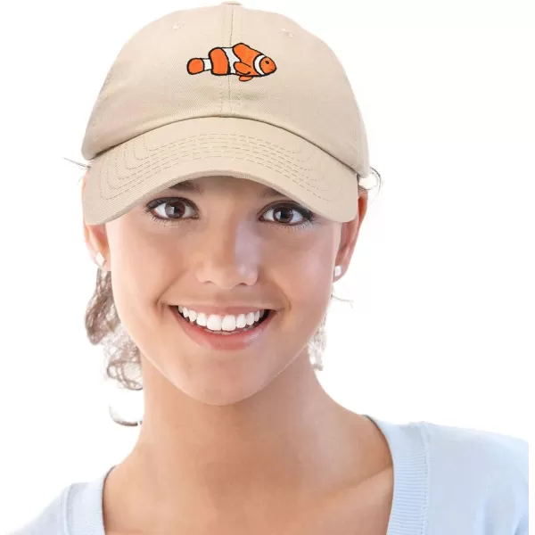 DALIX Clownfish Baseball Cap Tropical Dad Hat for Men Women's Hats