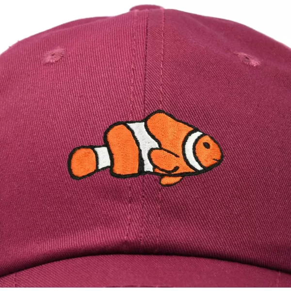 DALIX Clownfish Baseball Cap Tropical Dad Hat for Men Women's Hats