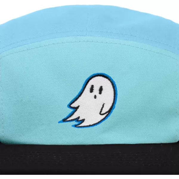 DALIX Embroidered Ghost 5 Panel Camper Hat Cap Cotton Baseball Hat Men