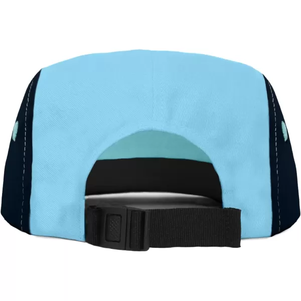 DALIX Embroidered Ghost 5 Panel Camper Hat Cap Cotton Baseball Hat Men