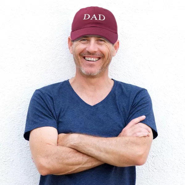 DALIX Embroidered Mom and Dad Hat Washed Cotton Baseball Cap