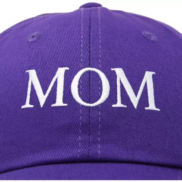 DALIX Embroidered Mom and Dad Hat Washed Cotton Baseball Cap