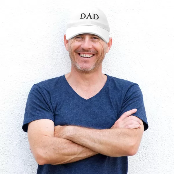 DALIX Embroidered Mom and Dad Hat Washed Cotton Baseball Cap