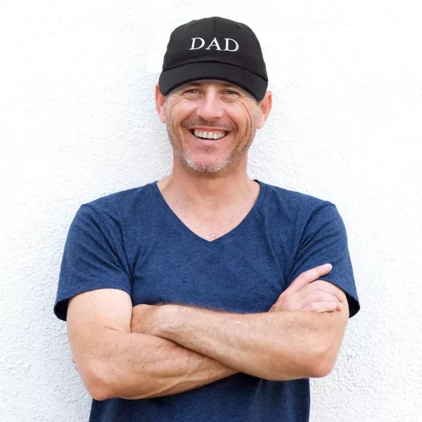 DALIX Embroidered Mom and Dad Hat Washed Cotton Baseball Cap