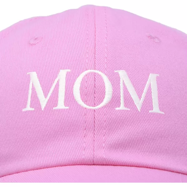 DALIX Embroidered Mom and Dad Hat Washed Cotton Baseball Cap