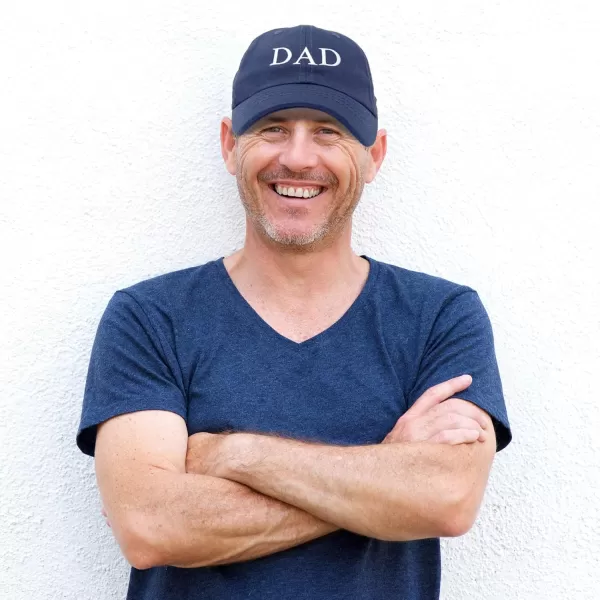 DALIX Embroidered Mom and Dad Hat Washed Cotton Baseball Cap
