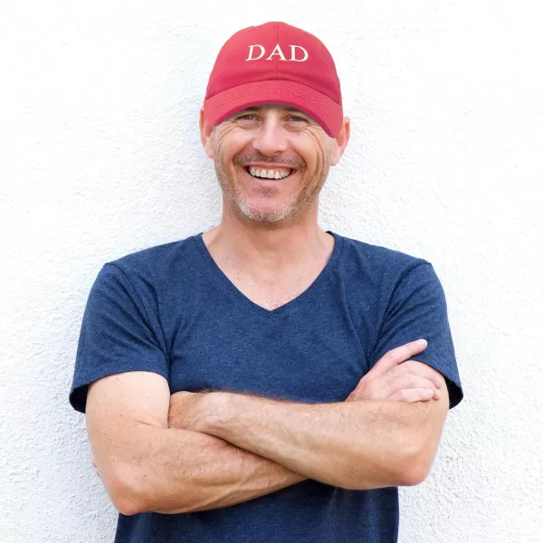 DALIX Embroidered Mom and Dad Hat Washed Cotton Baseball Cap