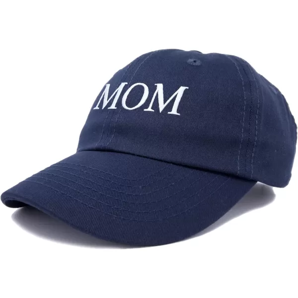 DALIX Embroidered Mom and Dad Hat Washed Cotton Baseball Cap
