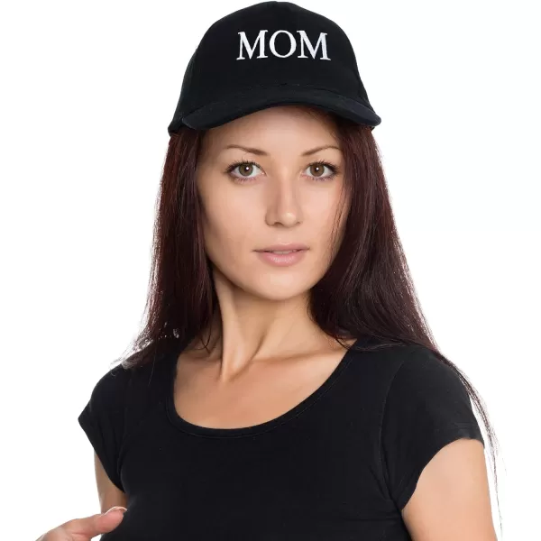 DALIX Embroidered Mom and Dad Hat Washed Cotton Baseball Cap