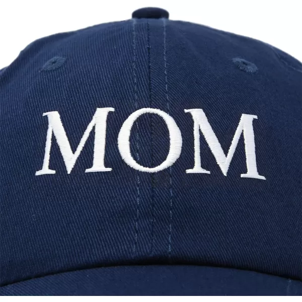 DALIX Embroidered Mom and Dad Hat Washed Cotton Baseball Cap