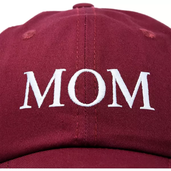 DALIX Embroidered Mom and Dad Hat Washed Cotton Baseball Cap