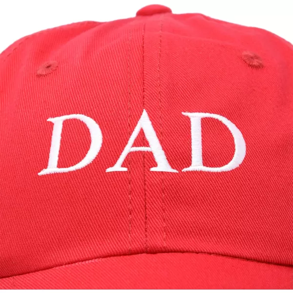 DALIX Embroidered Mom and Dad Hat Washed Cotton Baseball Cap
