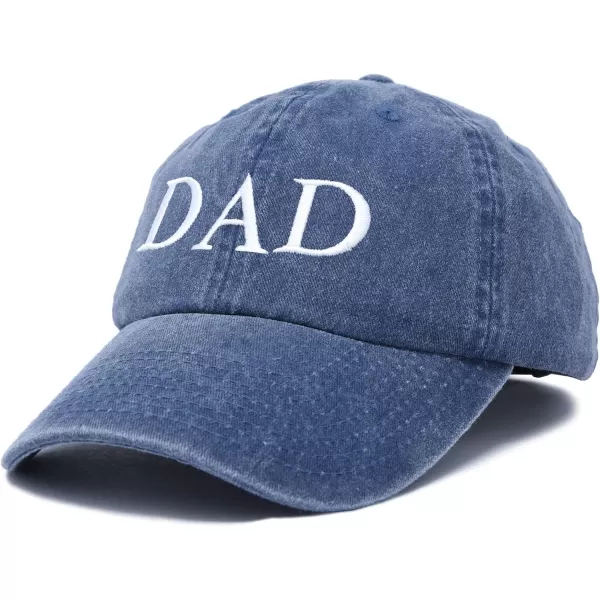 DALIX Embroidered Mom and Dad Hat Washed Cotton Baseball Cap