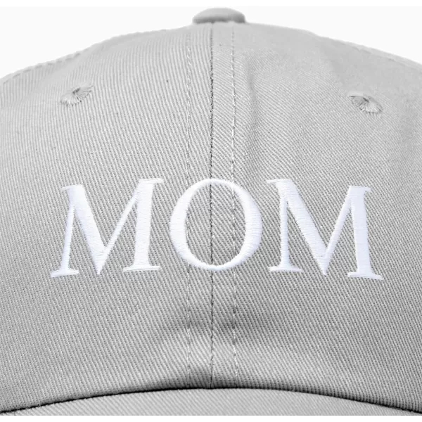 DALIX Embroidered Mom and Dad Hat Washed Cotton Baseball Cap