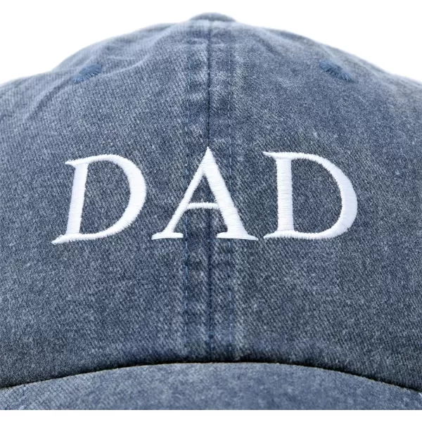 DALIX Embroidered Mom and Dad Hat Washed Cotton Baseball Cap