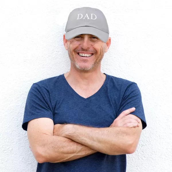DALIX Embroidered Mom and Dad Hat Washed Cotton Baseball Cap