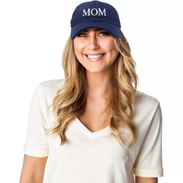 DALIX Embroidered Mom and Dad Hat Washed Cotton Baseball Cap