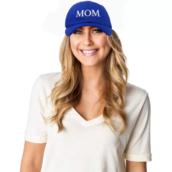DALIX Embroidered Mom and Dad Hat Washed Cotton Baseball Cap