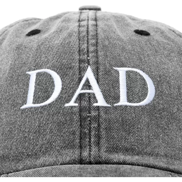 DALIX Embroidered Mom and Dad Hat Washed Cotton Baseball Cap