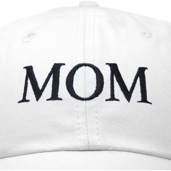 DALIX Embroidered Mom and Dad Hat Washed Cotton Baseball Cap