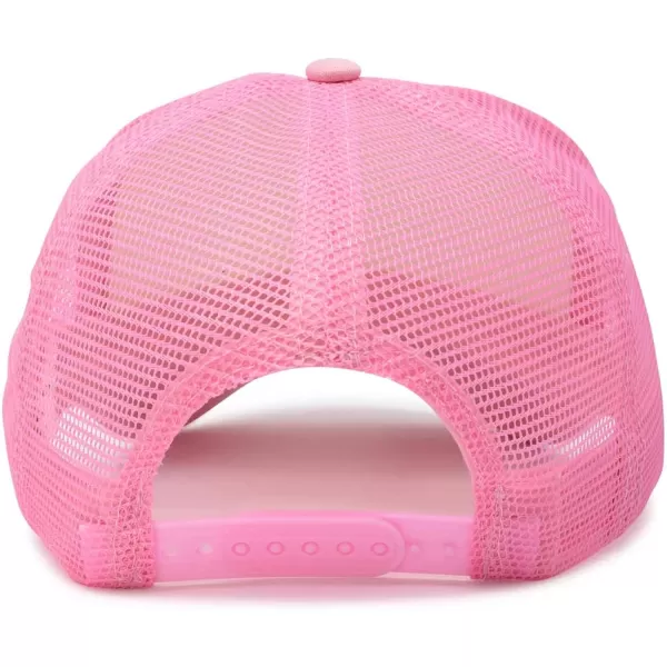 DALIX Embroidered Snap Heart Trucker Cap Hat Women