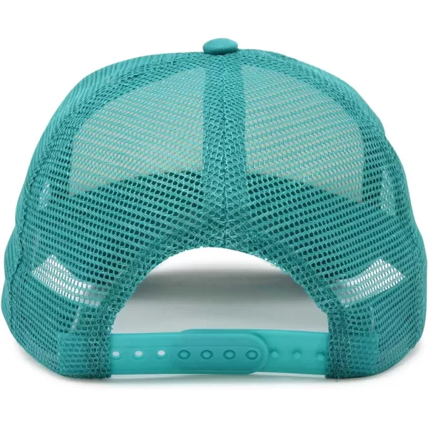 DALIX Embroidered Snap Heart Trucker Cap Hat Women