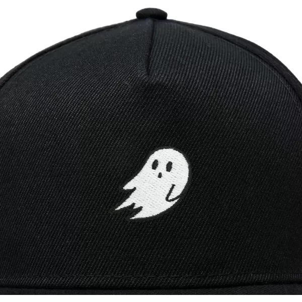 DALIX Ghost Snapback Flat Bill Baseball Hat Embroidered Cap Mens