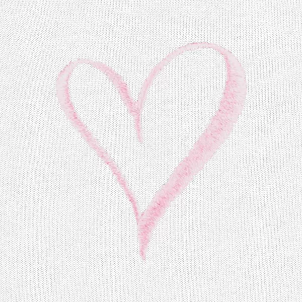 DALIX Heart Embroidered Fleece Cropped Hoodie Cold Fall Winter Women