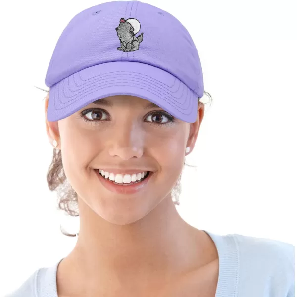 DALIX Howling Wolf Embroidered Baseball Dad Cap